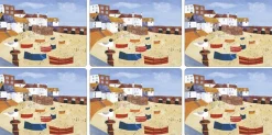 Pimpernel St Ives Windbreak Set of 6 Placemats Outlet