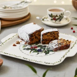 Portmeirion The Holly and the Ivy Square Cake Plate Best