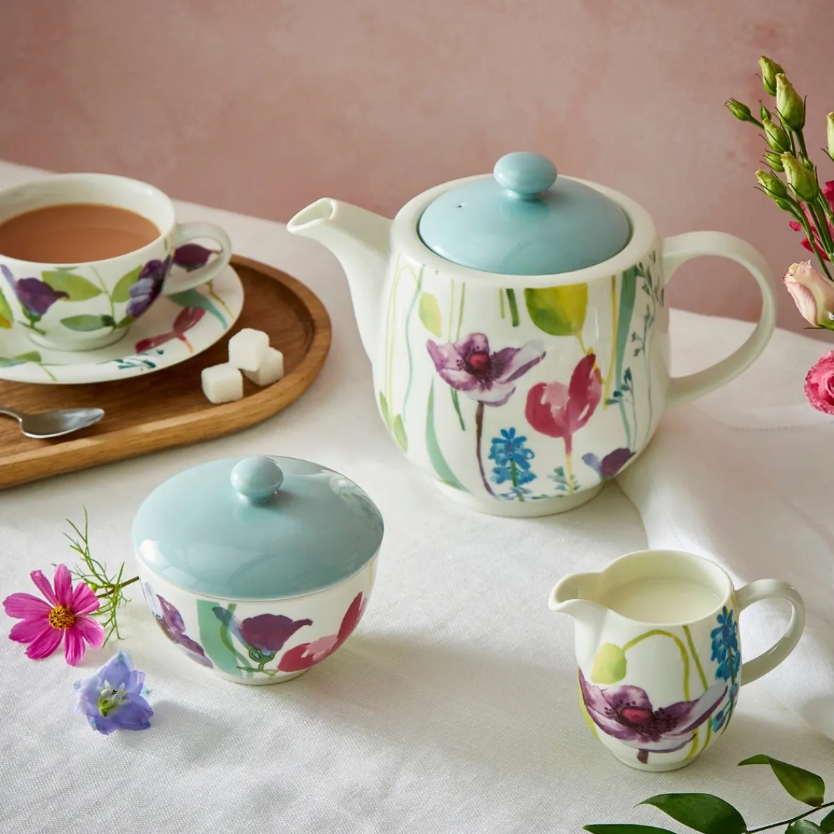 Portmeirion Water Garden 3 Piece Teapot Set Best