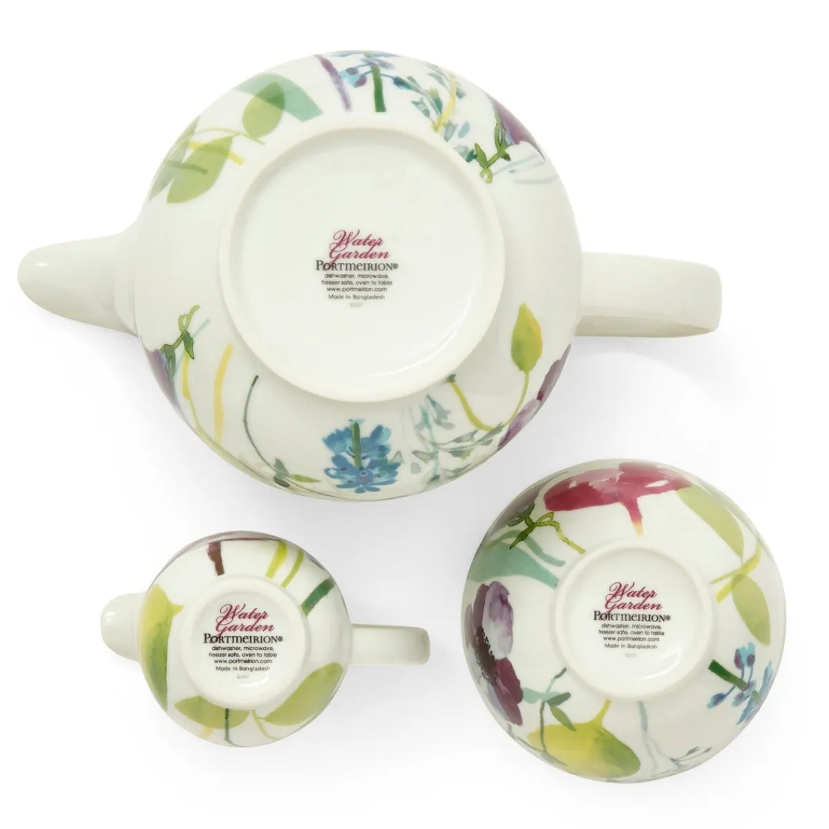 Portmeirion Water Garden 3 Piece Teapot Set Best