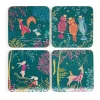 Pimpernel Woodland Tales Set of 4 Coasters Hot
