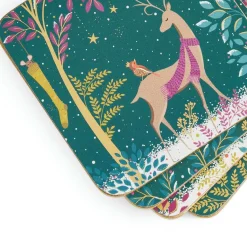 Pimpernel Woodland Tales Set of 4 Coasters Hot