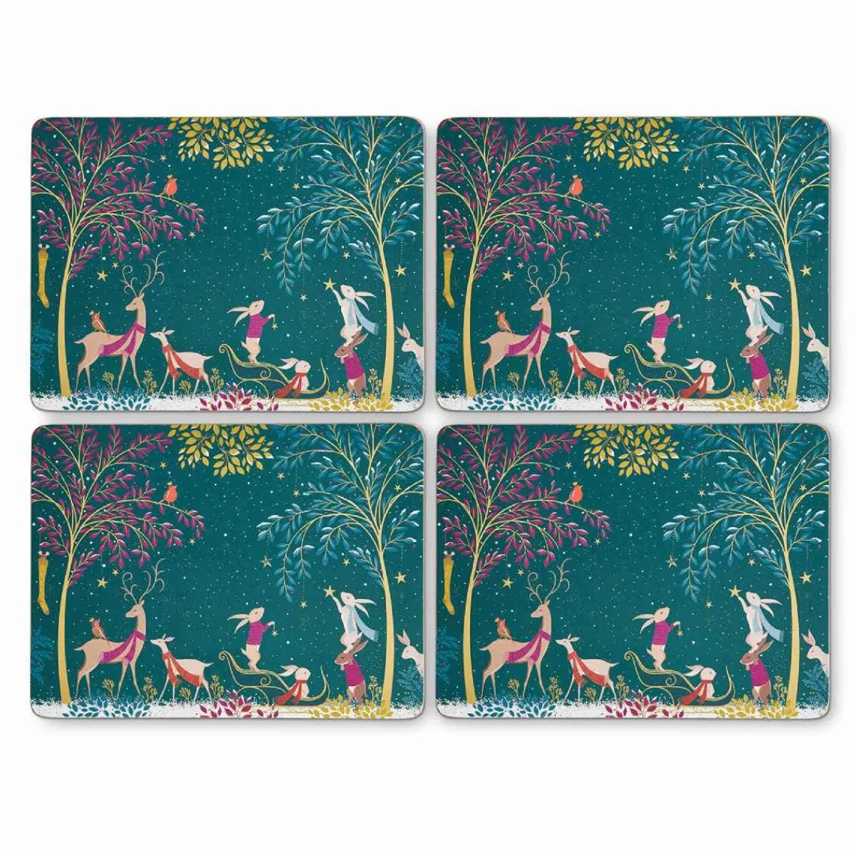 Pimpernel Woodland Tales Set of 4 Placemats Outlet