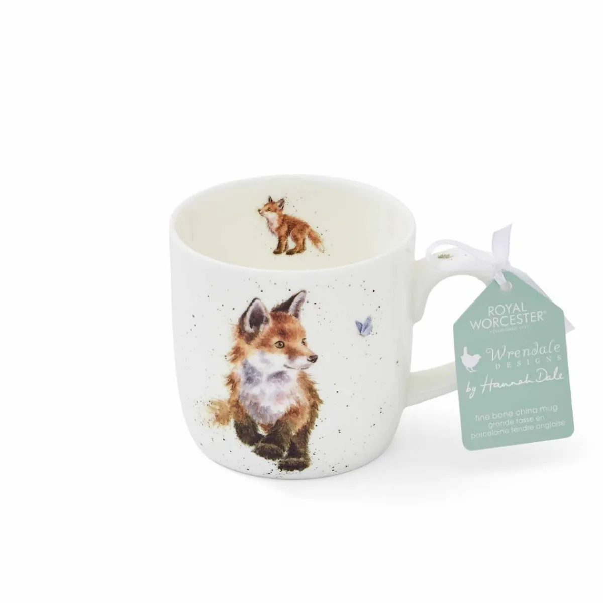 Royal Worcester Wrendale Designs Born to be Wild Fox Mug Hot