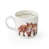 Royal Worcester Wrendale Designs Born to be Wild Personalised Mug Clearance