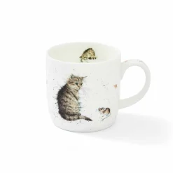 Royal Worcester Wrendale Designs Cat & Mouse Mug Outlet