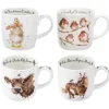 Royal Worcester Wrendale Designs Chistmas Gift Set of 4 Mugs Online