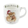 Royal Worcester Wrendale Designs Cookies for Santa Mug Clearance