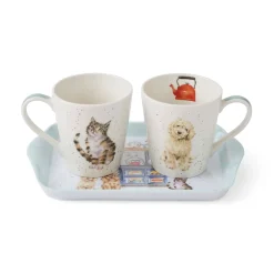Pimpernel Wrendale Designs Country Kitchen Mug & Tray Set New