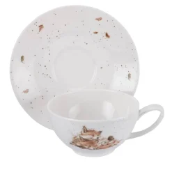Royal Worcester Wrendale Designs Fox Large Cup & Saucer Clearance