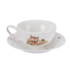 Royal Worcester Wrendale Designs Fox Large Cup & Saucer Clearance