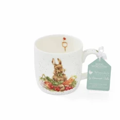 Royal Worcester Wrendale Designs Grow Your Own Rabbit Mug Clearance