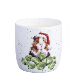 Wrendale Designs Guinea Pig Festive Candle Fashion