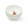 Royal Worcester Wrendale Designs Hare Set of 4 Bowls Sale