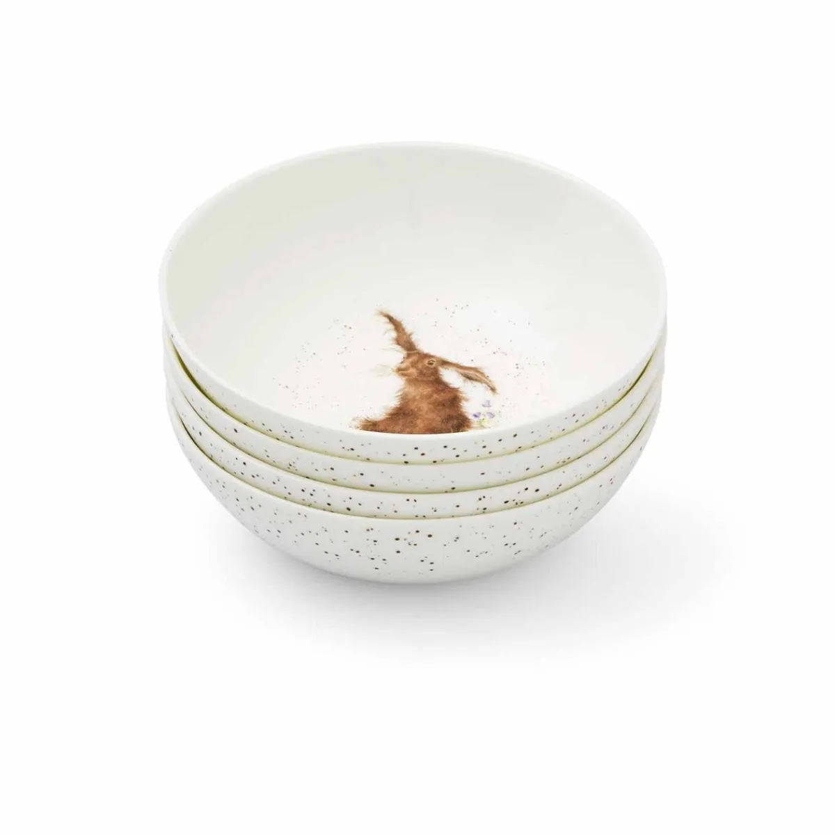 Royal Worcester Wrendale Designs Hare Set of 4 Bowls Sale
