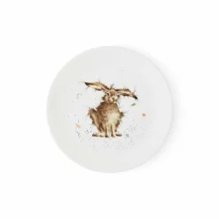 Royal Worcester Wrendale Designs Hare Set of 4 Coupe Plates Fashion
