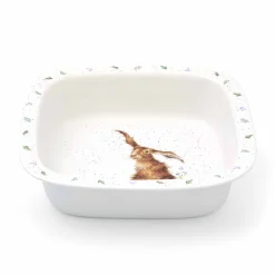Royal Worcester Wrendale Designs Hare Square Dish Hot