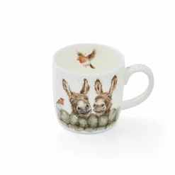 Royal Worcester Wrendale Designs Hee-Haw Donkey Mug New