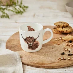 Royal Worcester Wrendale Designs Highland Cow Mug Online
