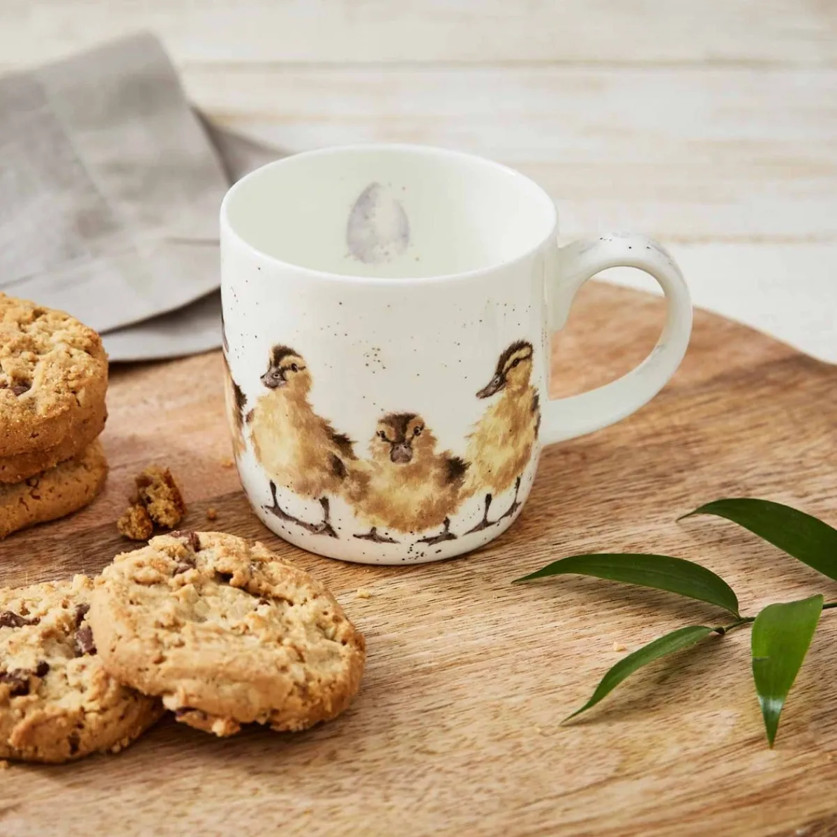 Royal Worcester Wrendale Designs Just Hatched Personalised Mug Outlet