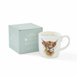 Royal Worcester Wrendale Designs Large 14oz Cow Mug Sale