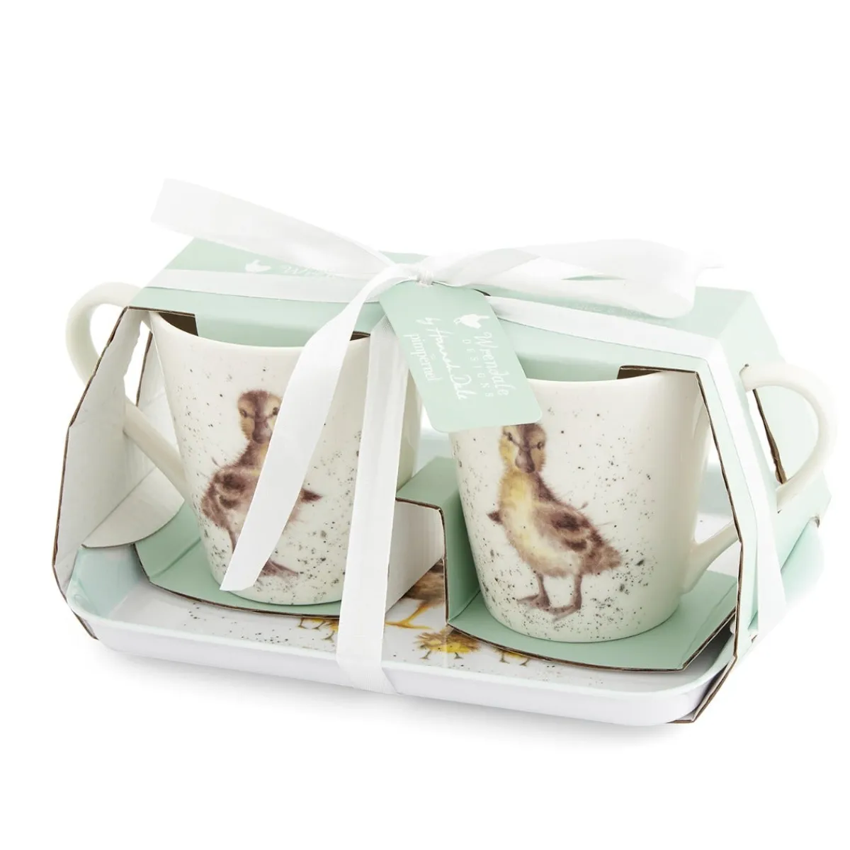 Royal Worcester Wrendale Designs Lovely Mum Mug & Tray Set Clearance