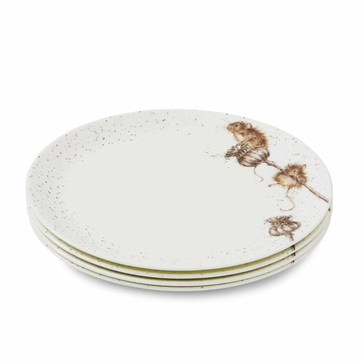 Royal Worcester Wrendale Designs Mouse Set of 4 Coupe Plates Online