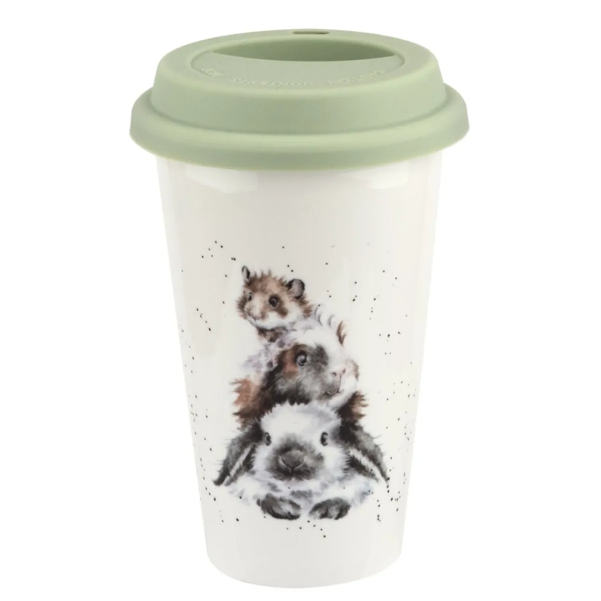 Royal Worcester Wrendale Designs Piggy Travel Mug Clearance