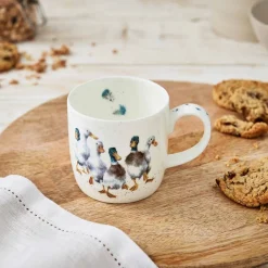 Royal Worcester Wrendale Designs Quackers Personalised Mug Best