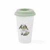 Royal Worcester Wrendale Designs Rabbit Travel Mug Discount