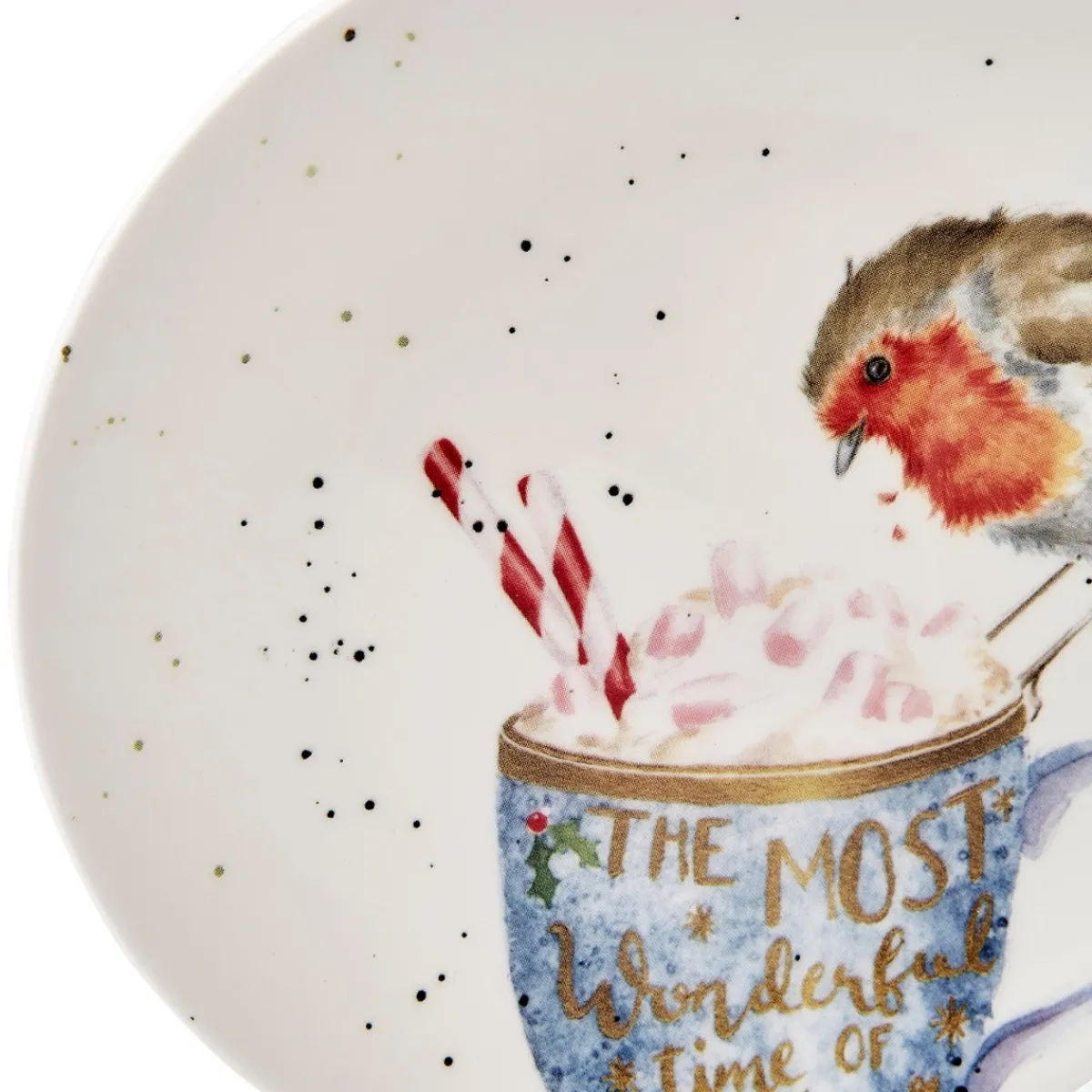 Royal Worcester Wrendale Designs Robin & Bunny Plate Set Clearance