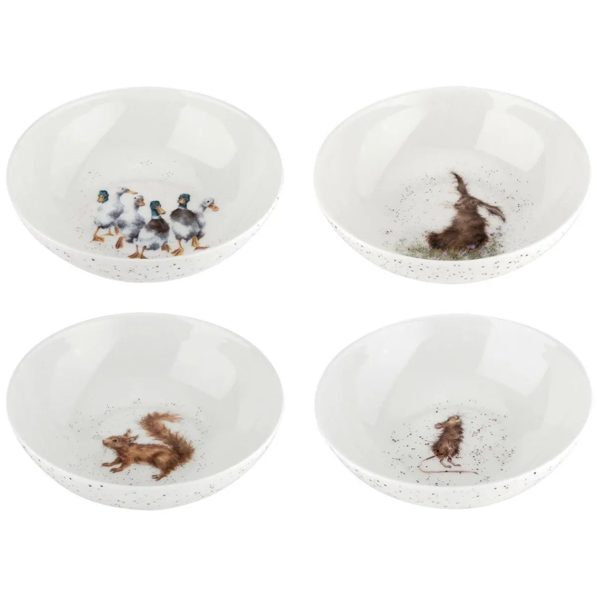 Royal Worcester Wrendale Designs Set of 4 Bowls Fashion