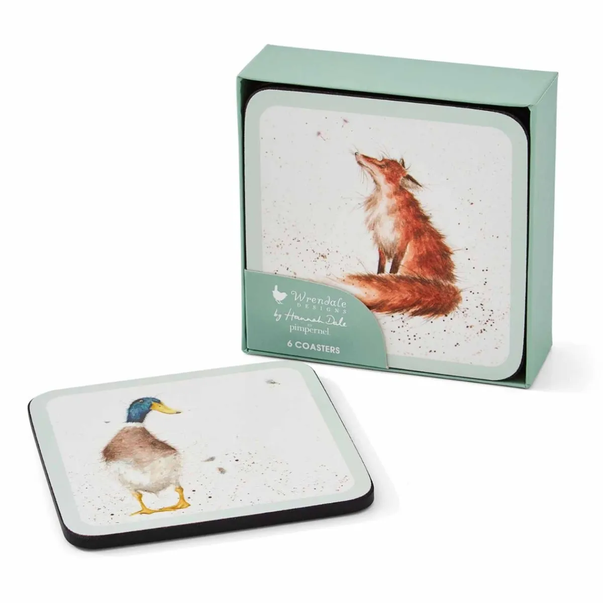 Pimpernel Wrendale Designs Set of 6 Coasters Clearance