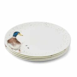 Royal Worcester Wrendale Designs Set of 4 Coupe Plates Discount
