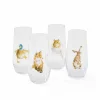 Royal Worcester Wrendale Designs Set of 4 Highball Glasses Hot