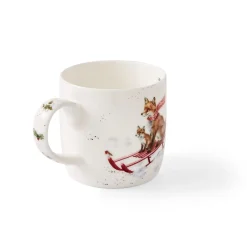 Royal Worcester Wrendale Designs The Sleigh Ride Mug Outlet