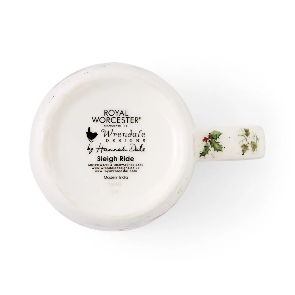 Royal Worcester Wrendale Designs The Sleigh Ride Mug Outlet