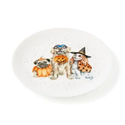 Royal Worcester Wrendale Designs Trick or Treat Coupe Plate Fashion