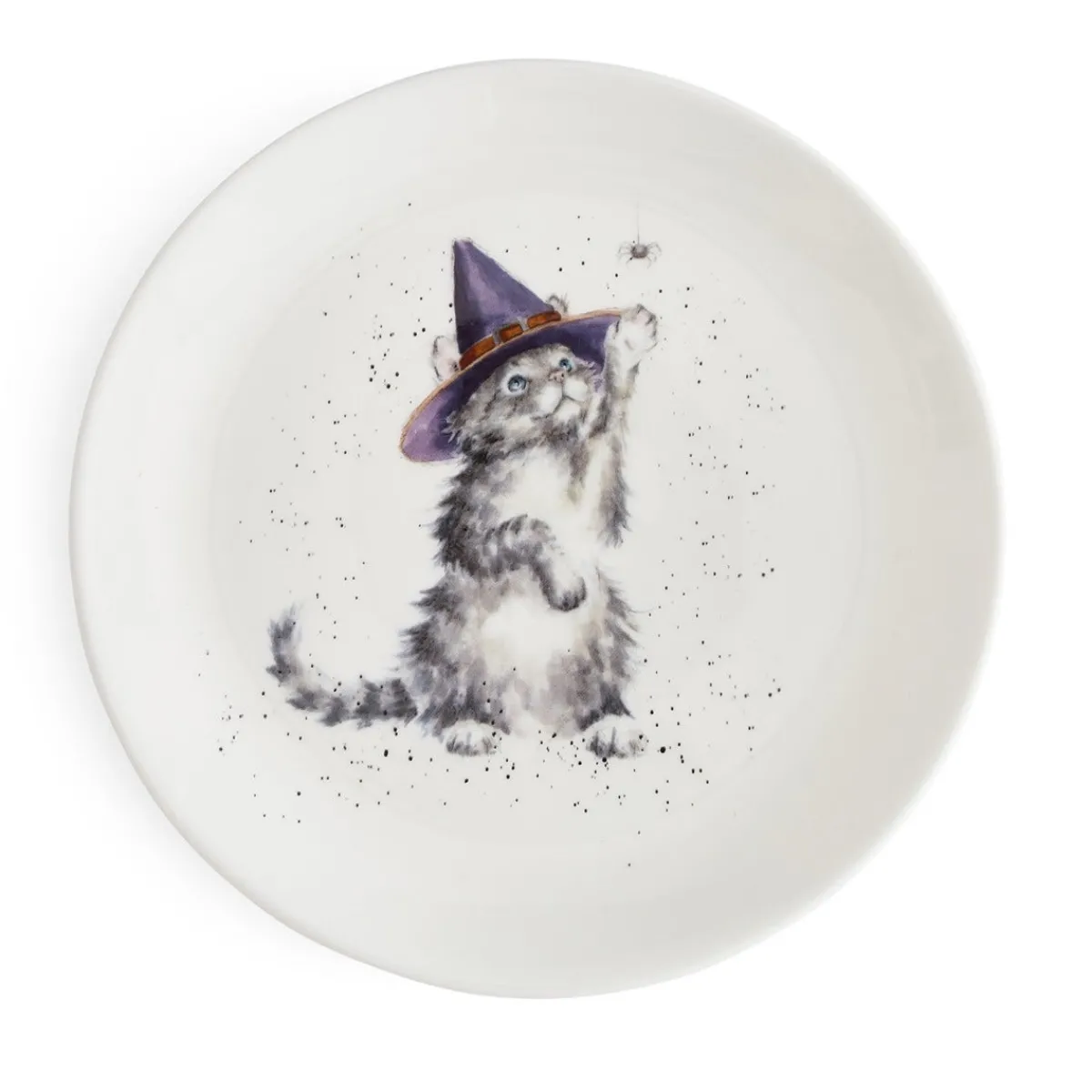 Royal Worcester Wrendale Designs Witches Cat Coupe Plate Best