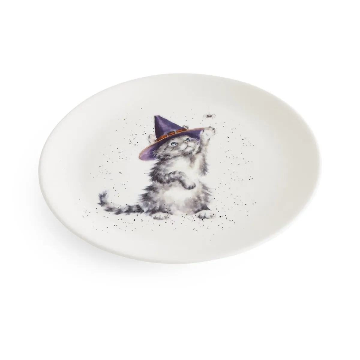 Royal Worcester Wrendale Designs Witches Cat Coupe Plate Best