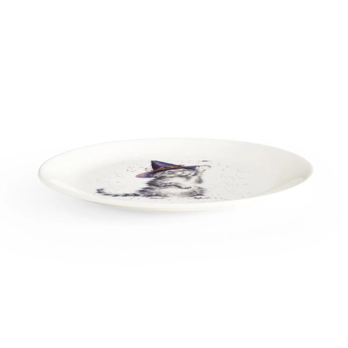 Royal Worcester Wrendale Designs Witches Cat Coupe Plate Best